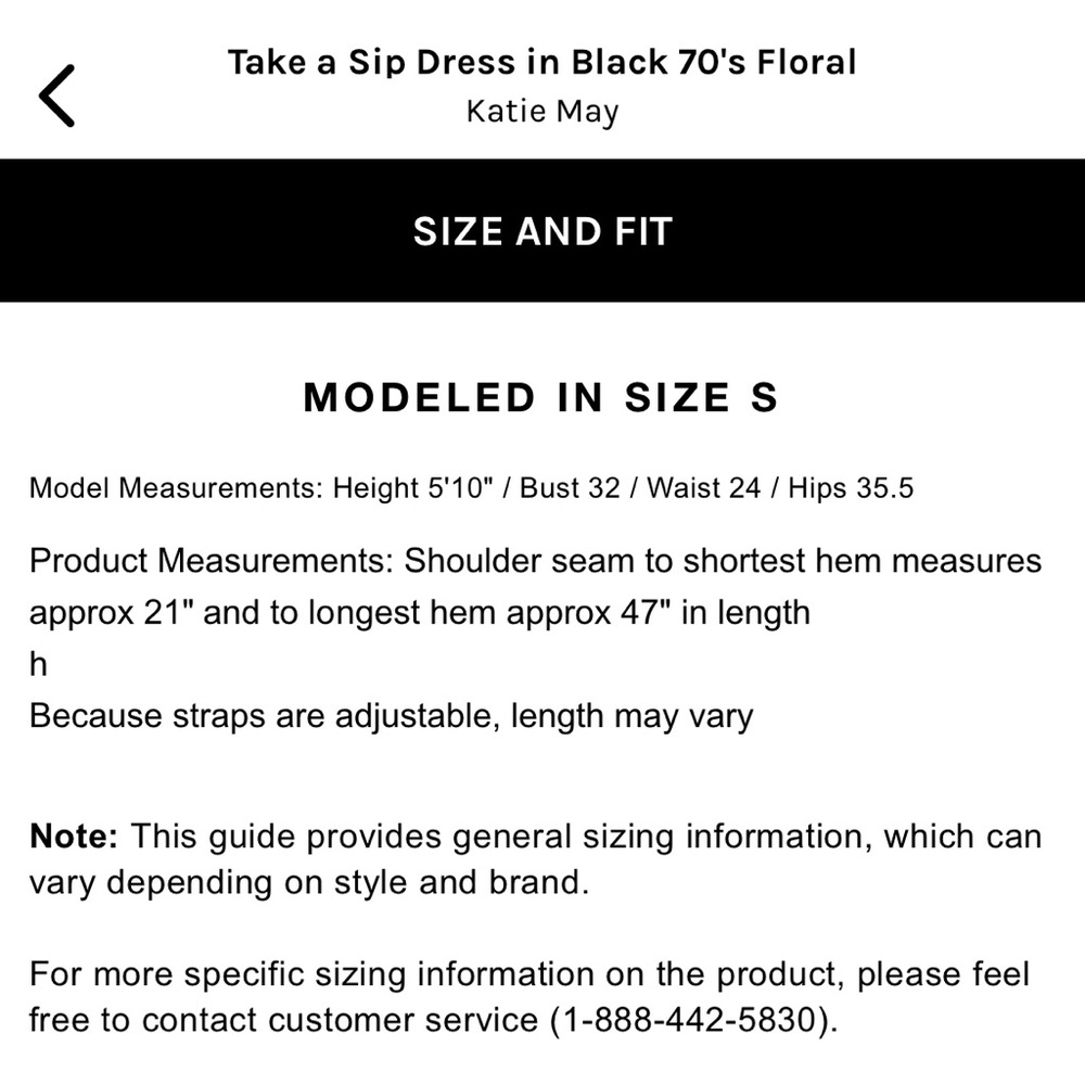 NWT Katie May “Take A Sip” dress in color called “Black 70s Florals” 🌻 - Picture 5 of 9